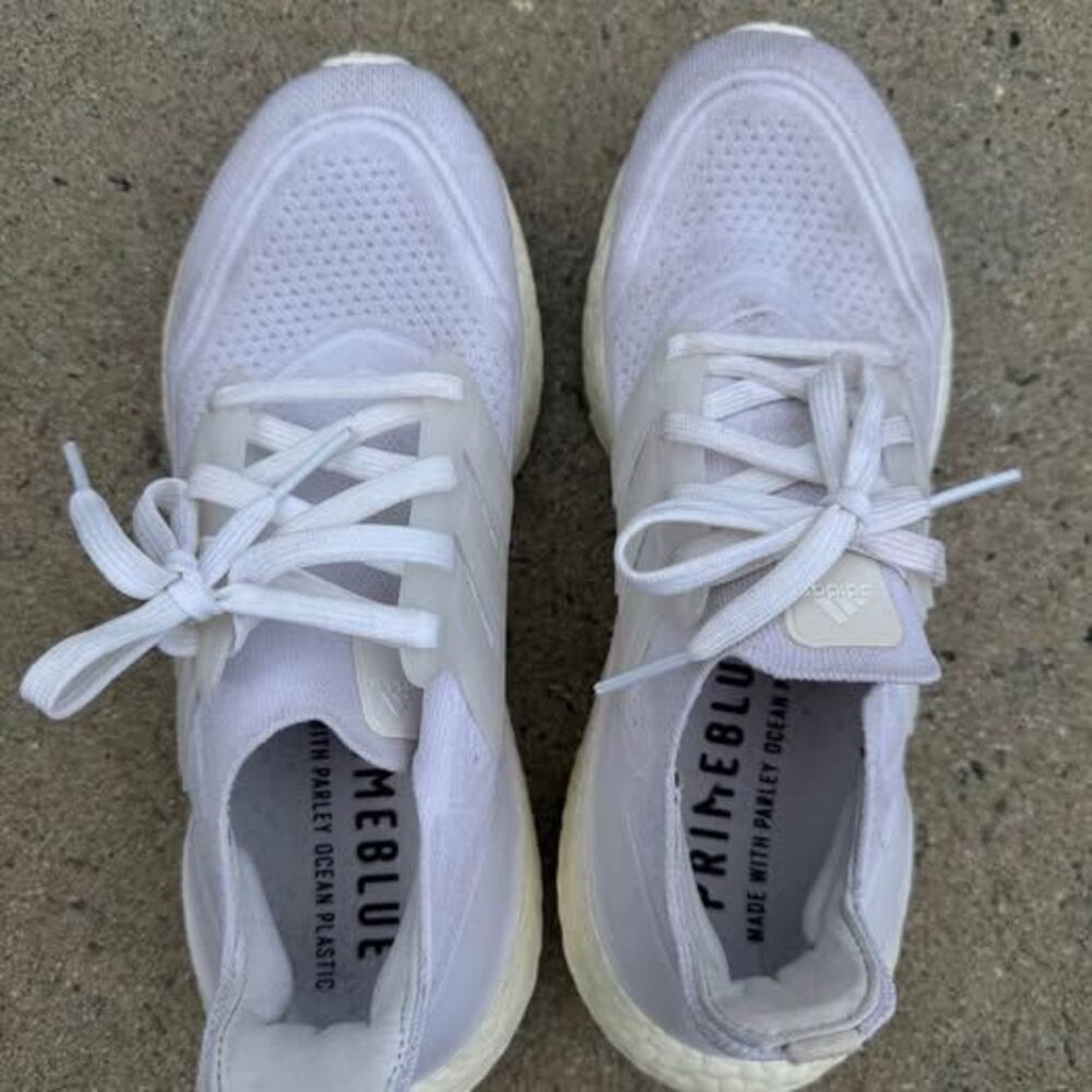 adidas UltraBoost 21–Primeknit Cloud White 6.5